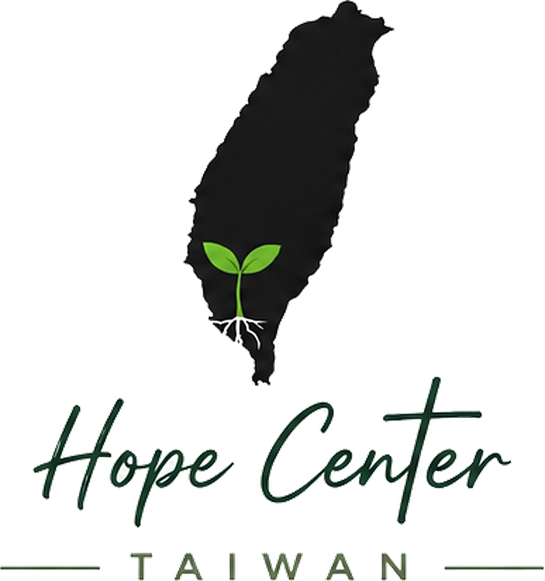 Hope Center Taiwan, a green sprout growing from the island of Taiwan