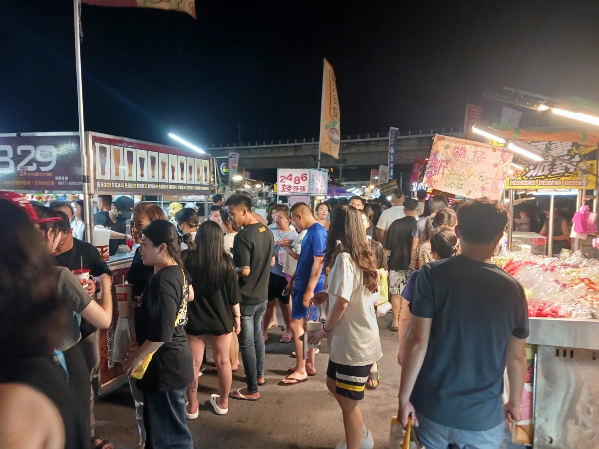 A night market in Taiwan